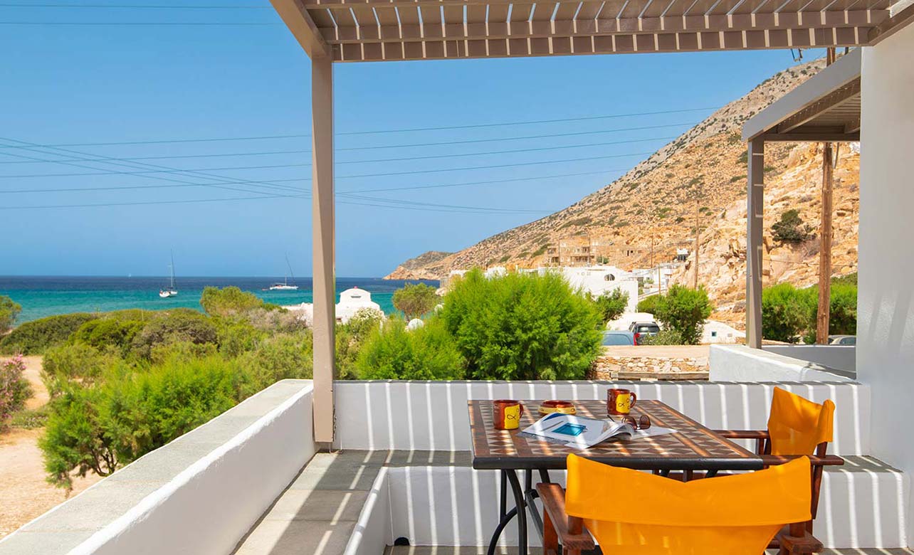 Balcony at Mare Nostrum with sea view